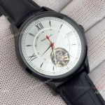 Copy Patek Philippe Tourbillon Men Watch Black Case Red Hand